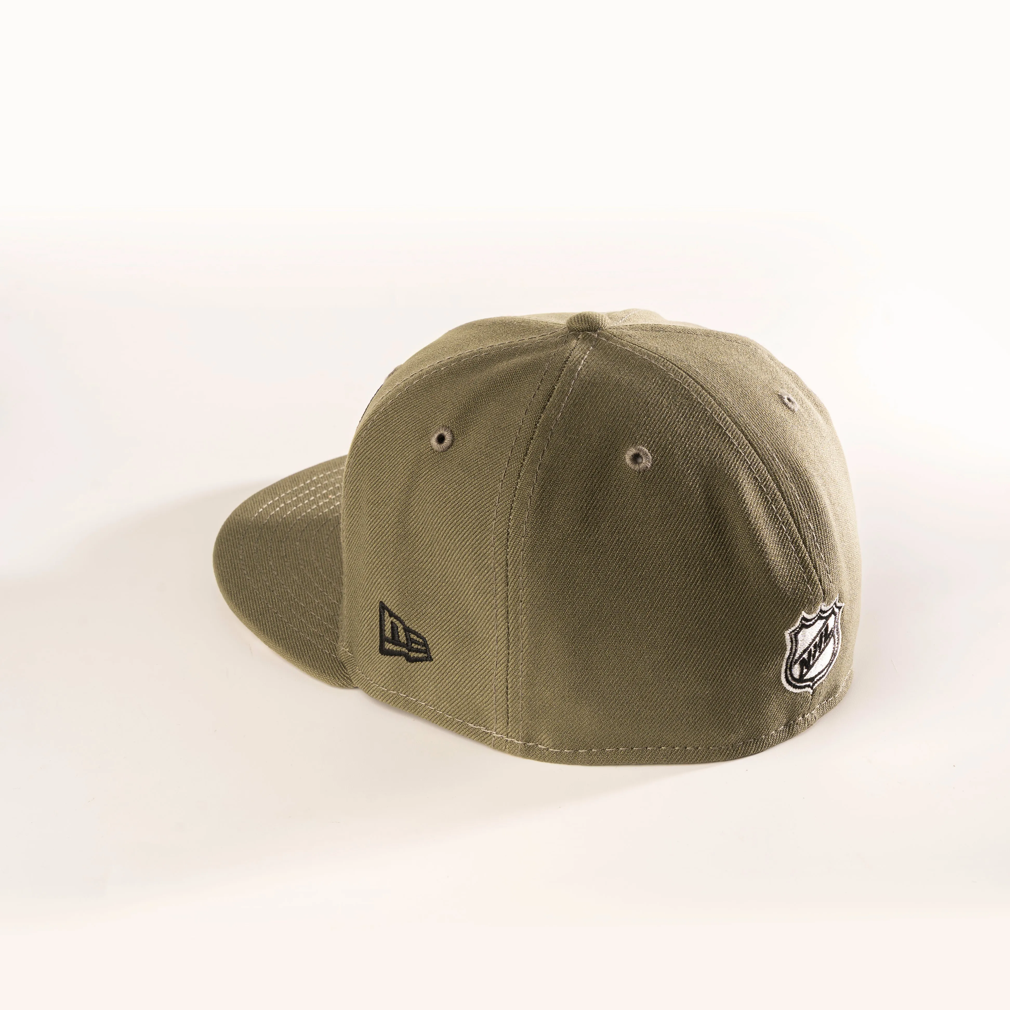 ANAHEIM DUCKS NEW OLIVE 59FIFTY FITTED HAT
