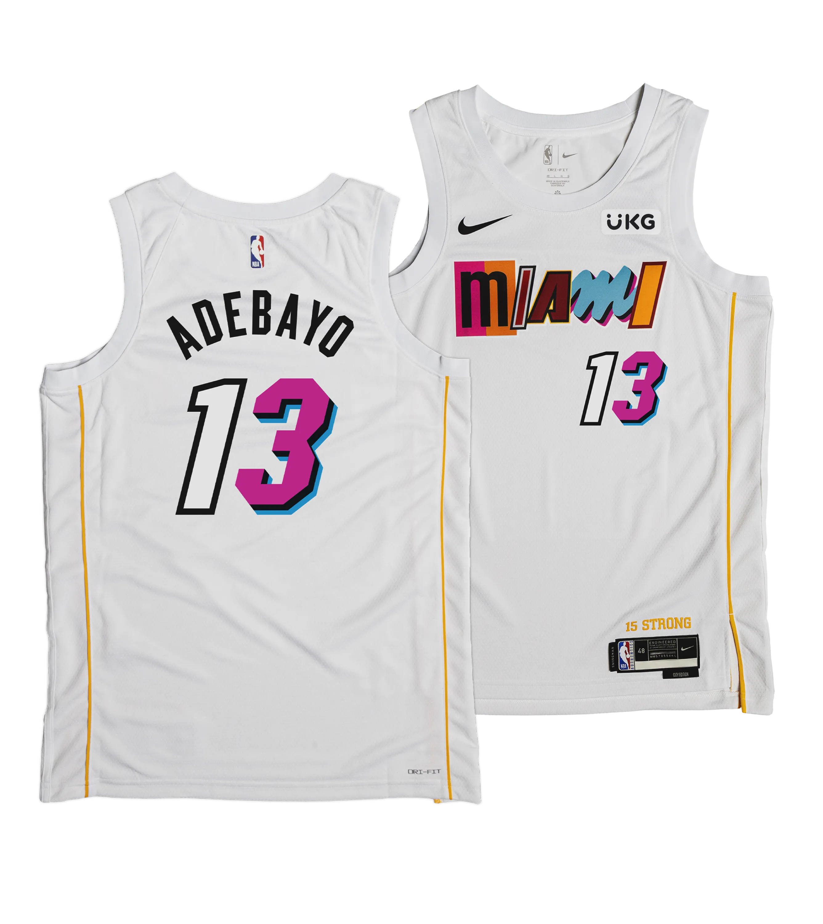 Bam Adebayo Nike Miami Mashup Vol. 2 Youth Swingman Jersey - Player's Choice