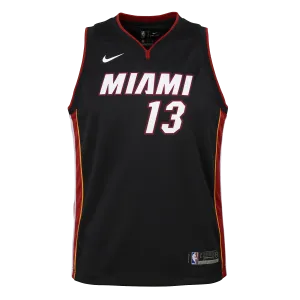 Bam Adebayo Nike Toddler Icon Black Replica Jersey