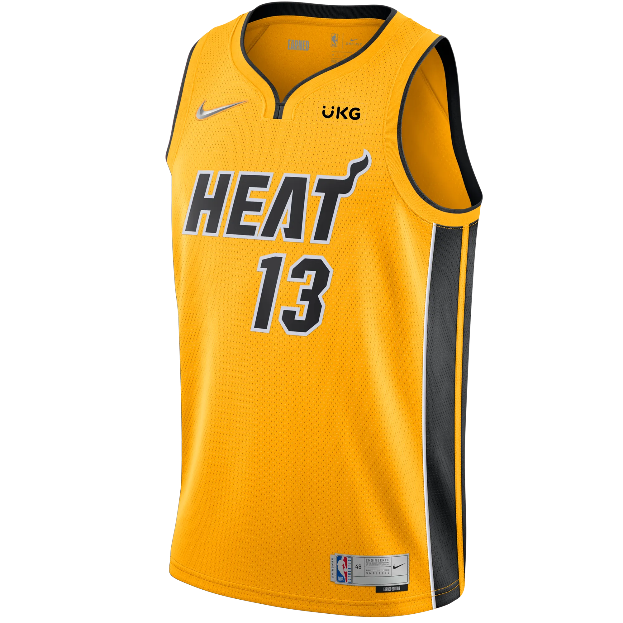 Bam Adebayo Nike Trophy Gold Youth Swingman Jersey