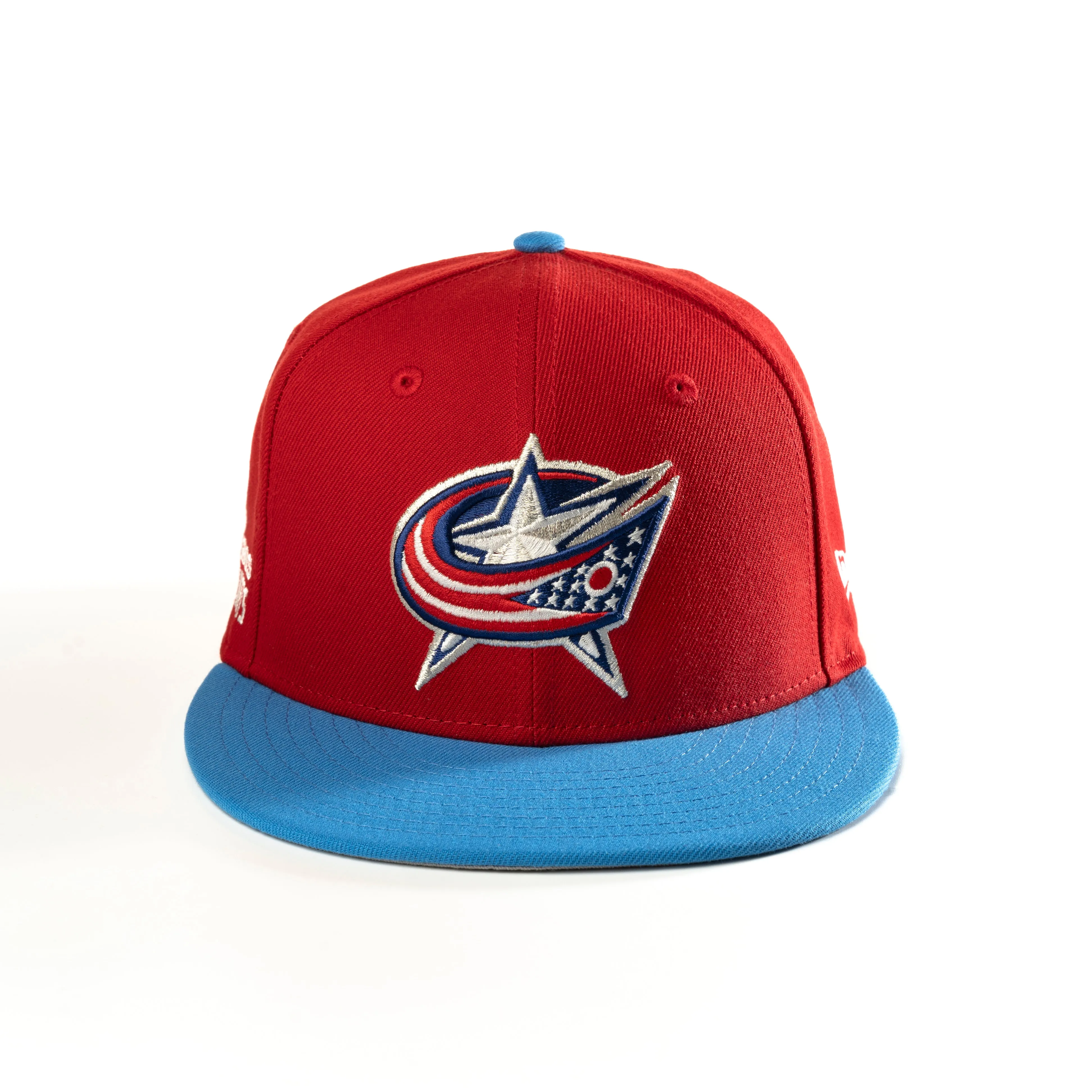 COLUMBUS BLUE JACKETS SCARLET STORM 59FIFTY FITTED HAT
