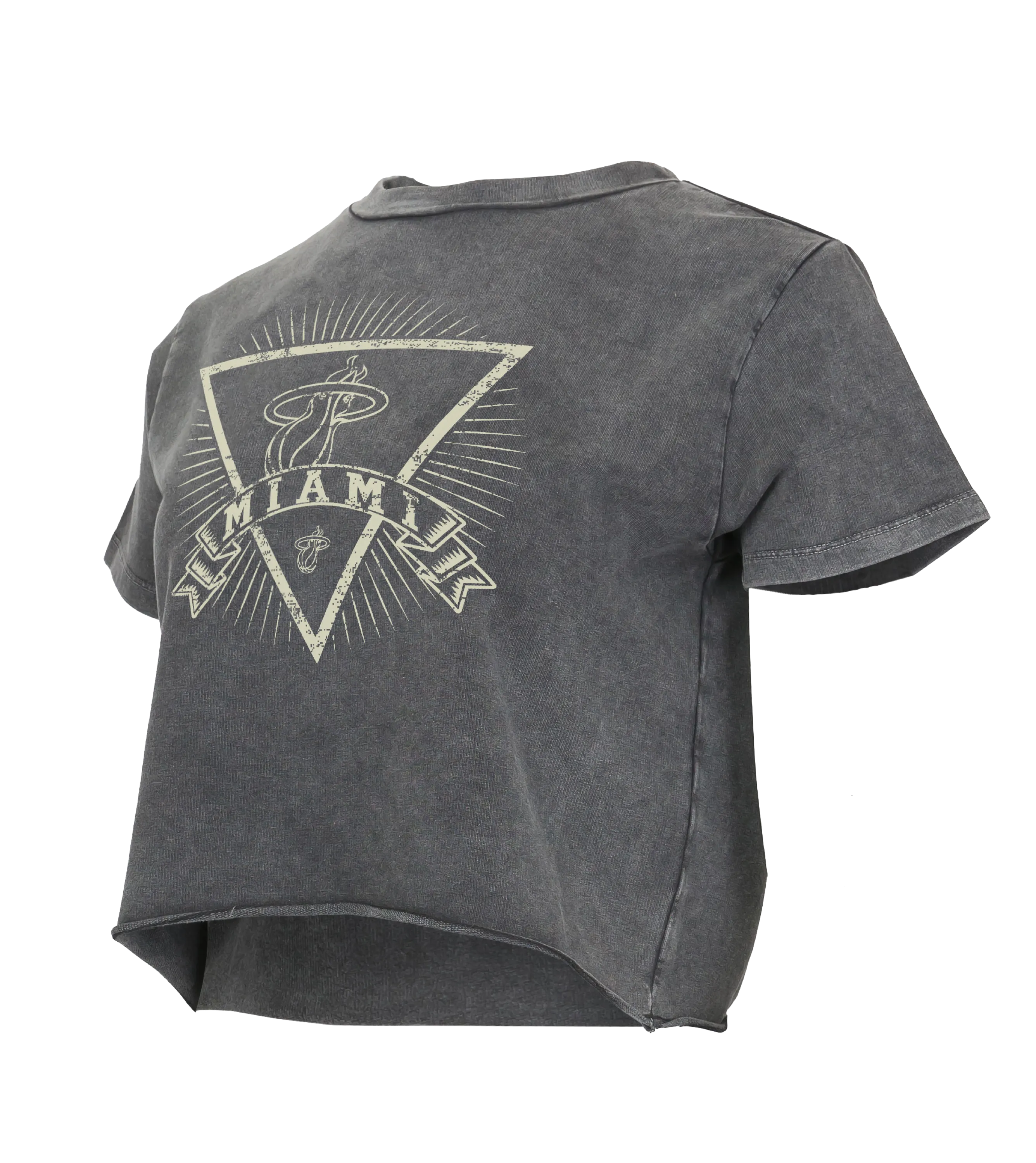 Concepts Sports Miami HEAT Grey Women's Crop Top