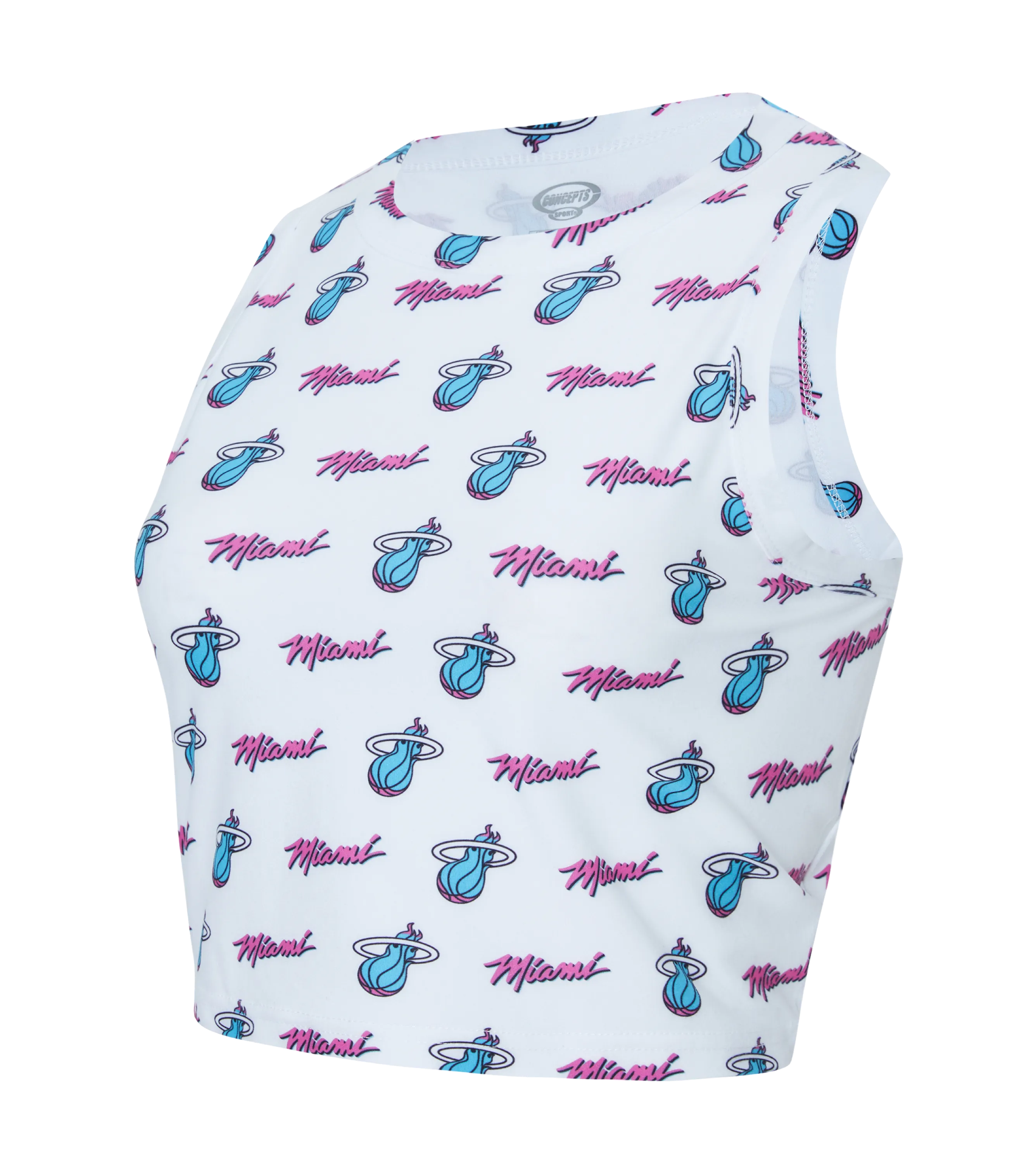 Concepts Sports Miami HEAT Original Vice Women's Cropped Tank