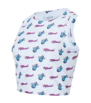 Concepts Sports Miami HEAT Original Vice Women's Cropped Tank