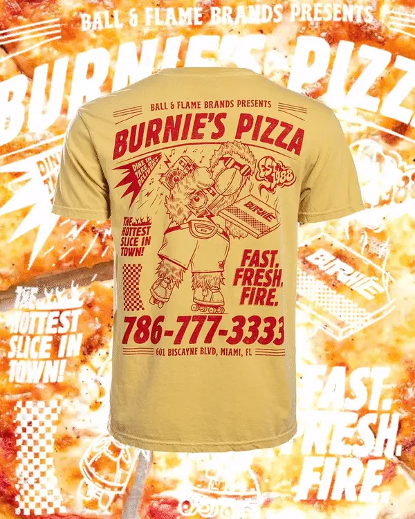 Court Culture Burnie's Pizza Unisex Tee