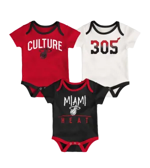 Court Culture HEAT Culture Infant Creeper 3-Pack