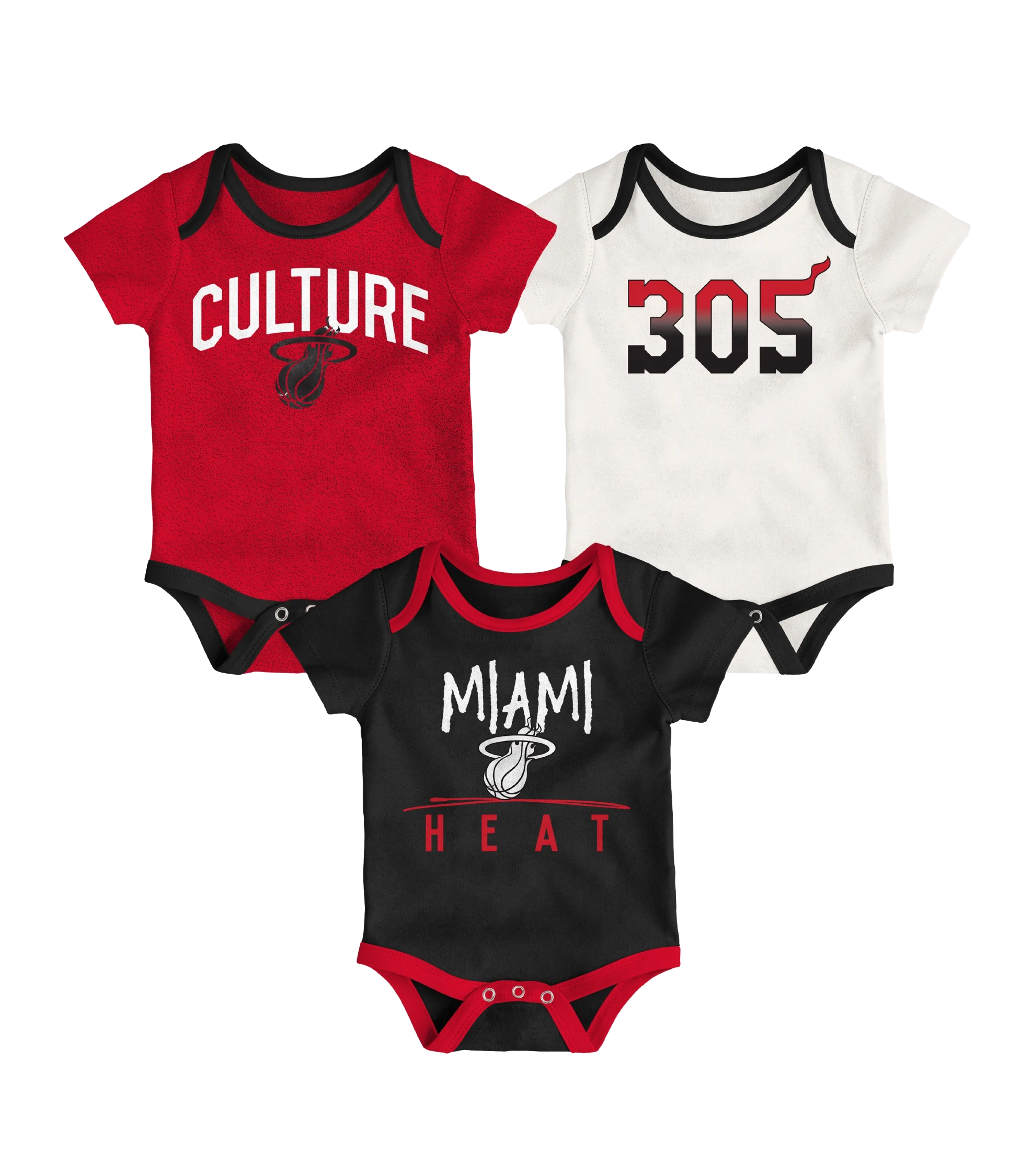 Court Culture HEAT Culture Infant Creeper 3-Pack