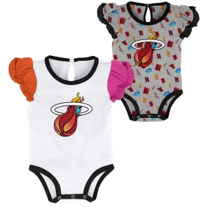 Court Culture Miami Mashup Vol. 2 2-Piece Ruffle Infant Onesie Set