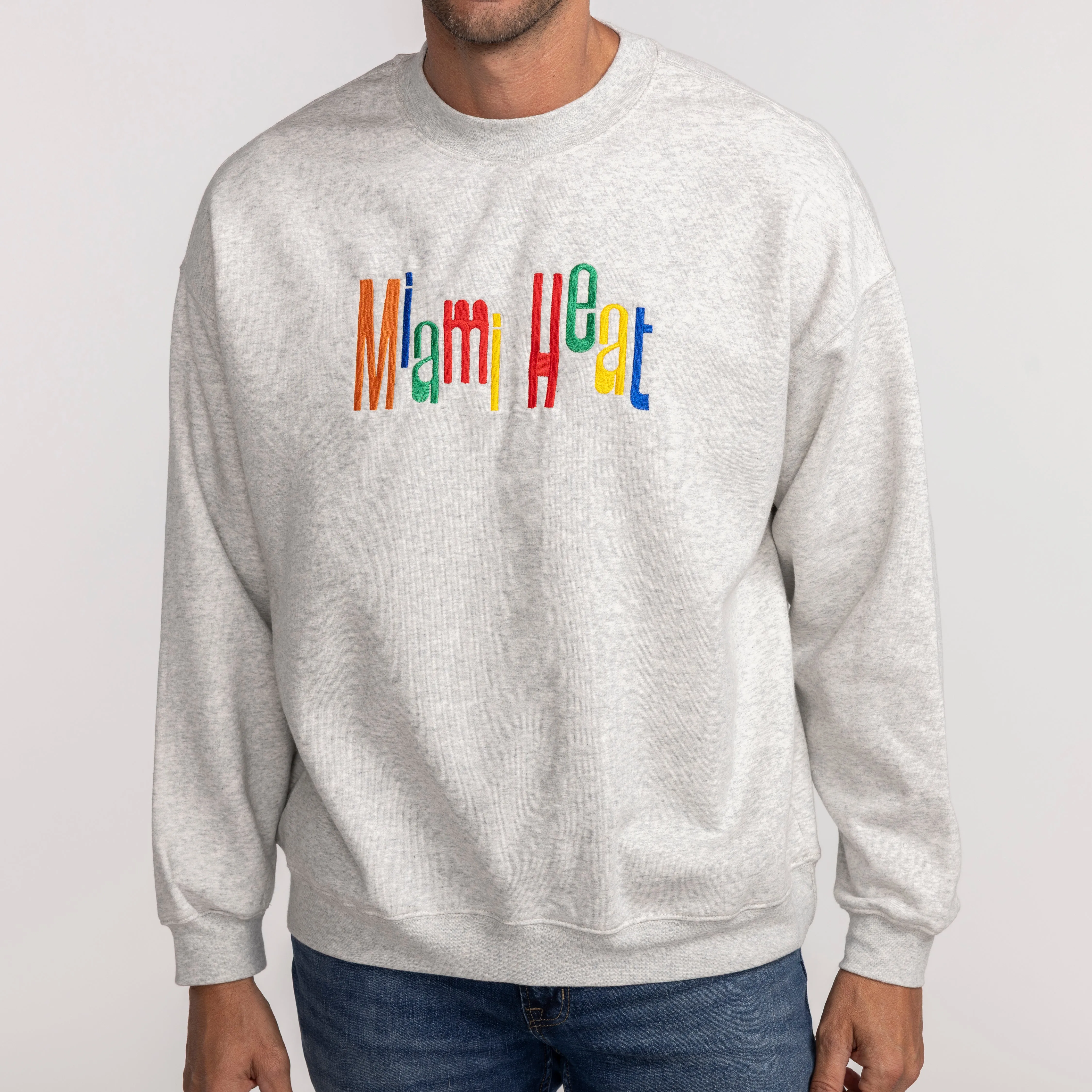 Court Culture Support Women "Miami Multicolor" Unisex Embroidered Crewneck