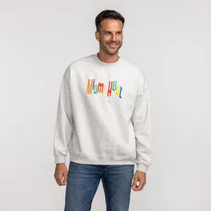 Court Culture Support Women "Miami Multicolor" Unisex Embroidered Crewneck