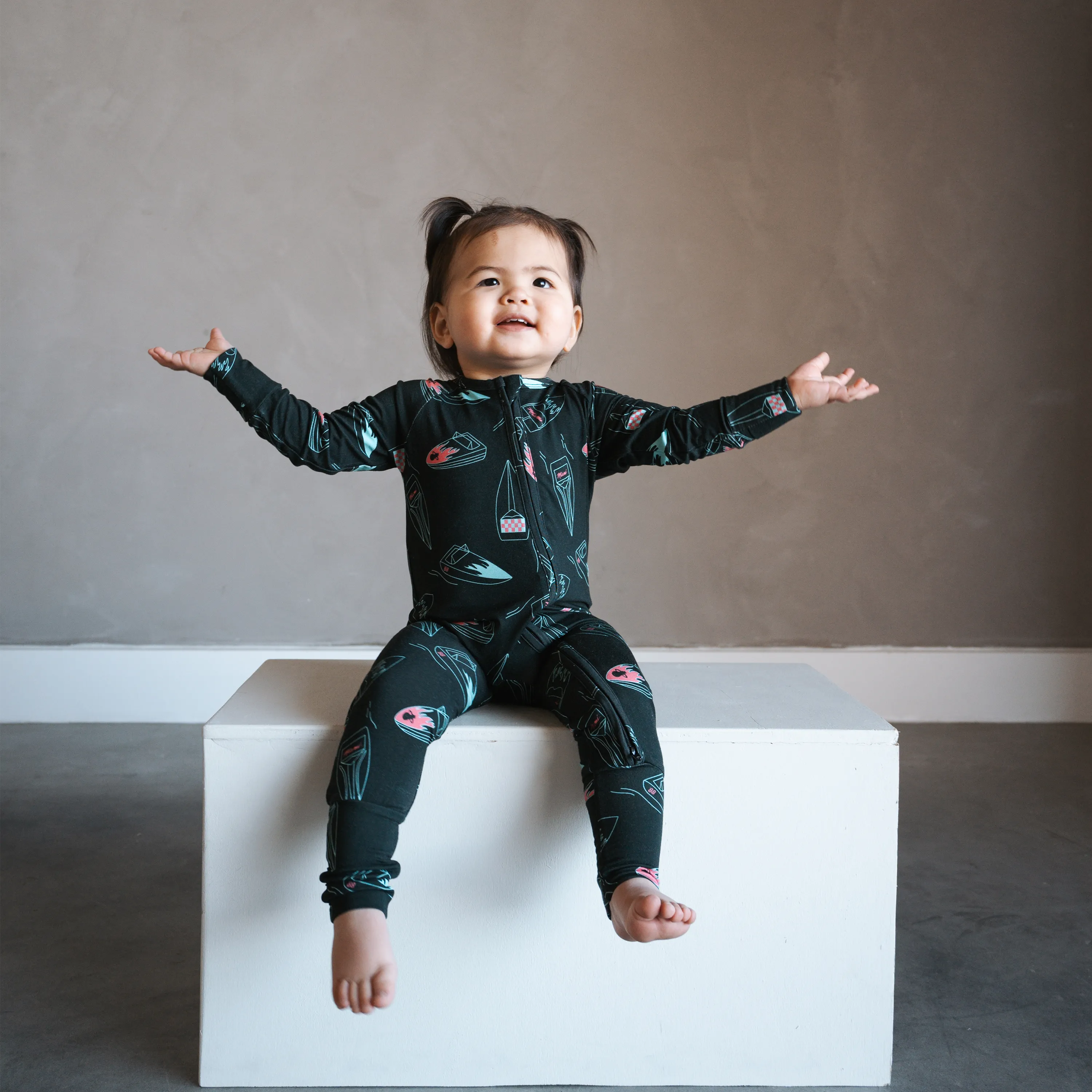 Court Culture x Everyday Leisure Midnight Marina Zip Romper