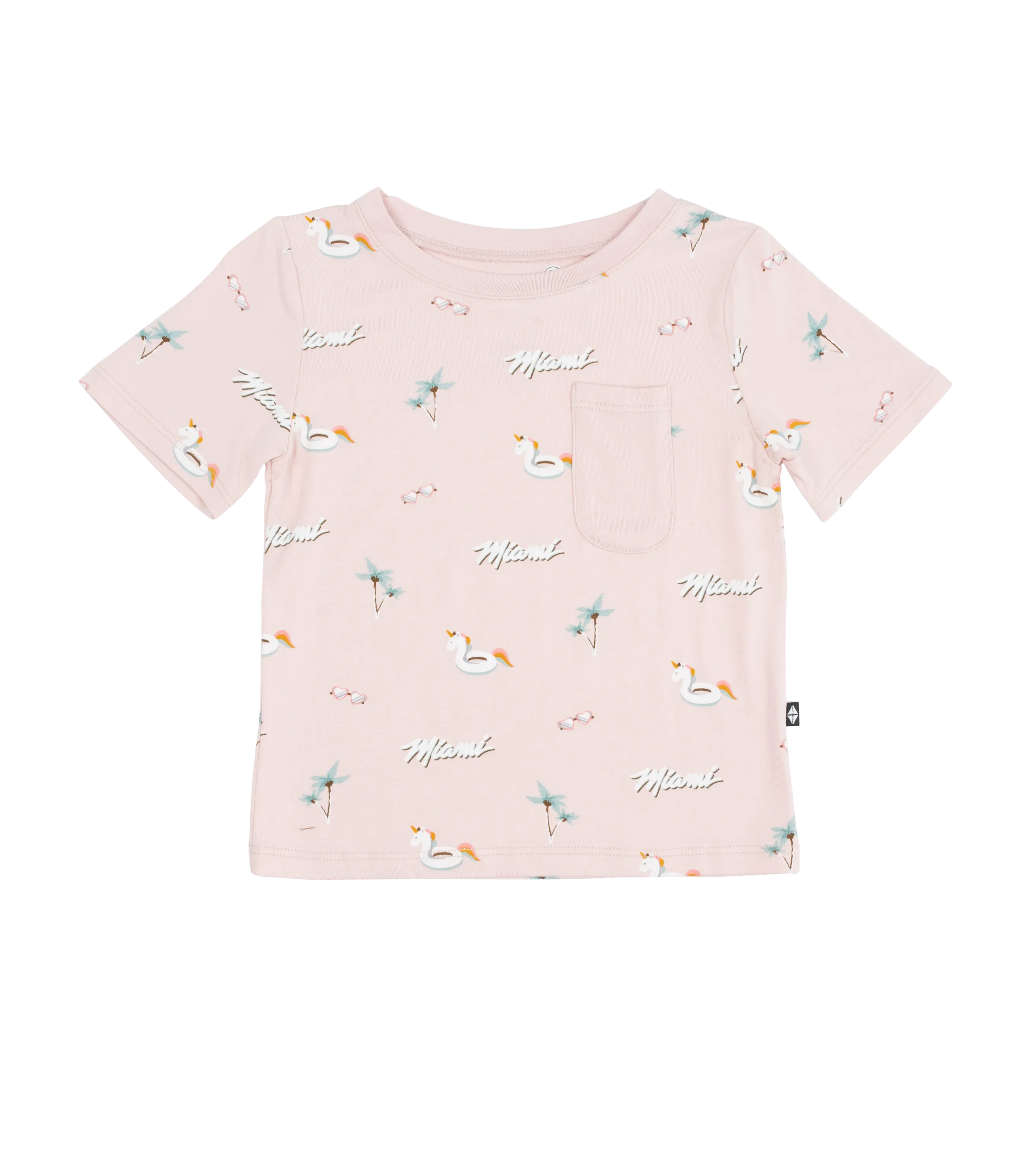 Court Culture x Kyte Baby Beach Blush Toddler Crew Neck Tee