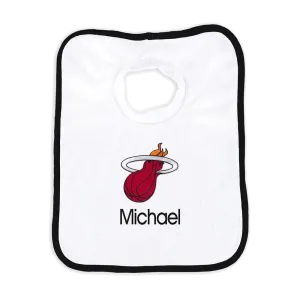 Designs by Chad and Jake Miami HEAT Custom Infant Pullover Bib