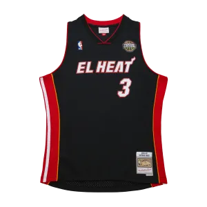 Dwyane Wade Mitchell & Ness 2008-09 EL HEAT Youth Swingman Jersey