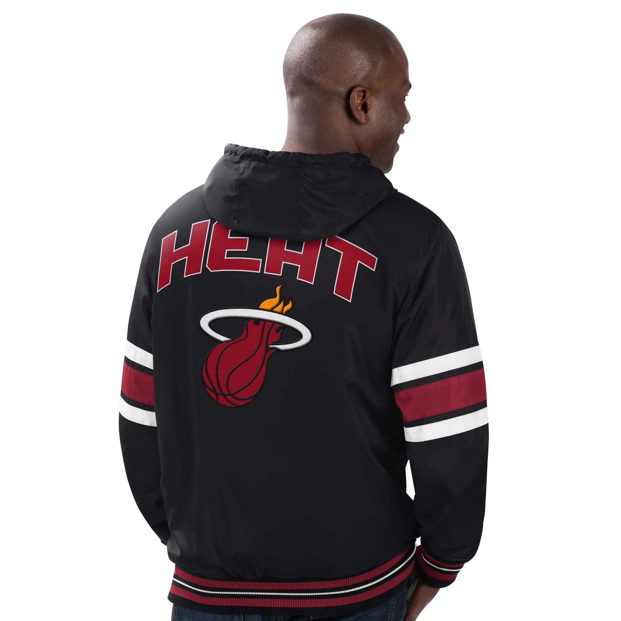 G-III Miami HEAT Reversible Starter Jacket