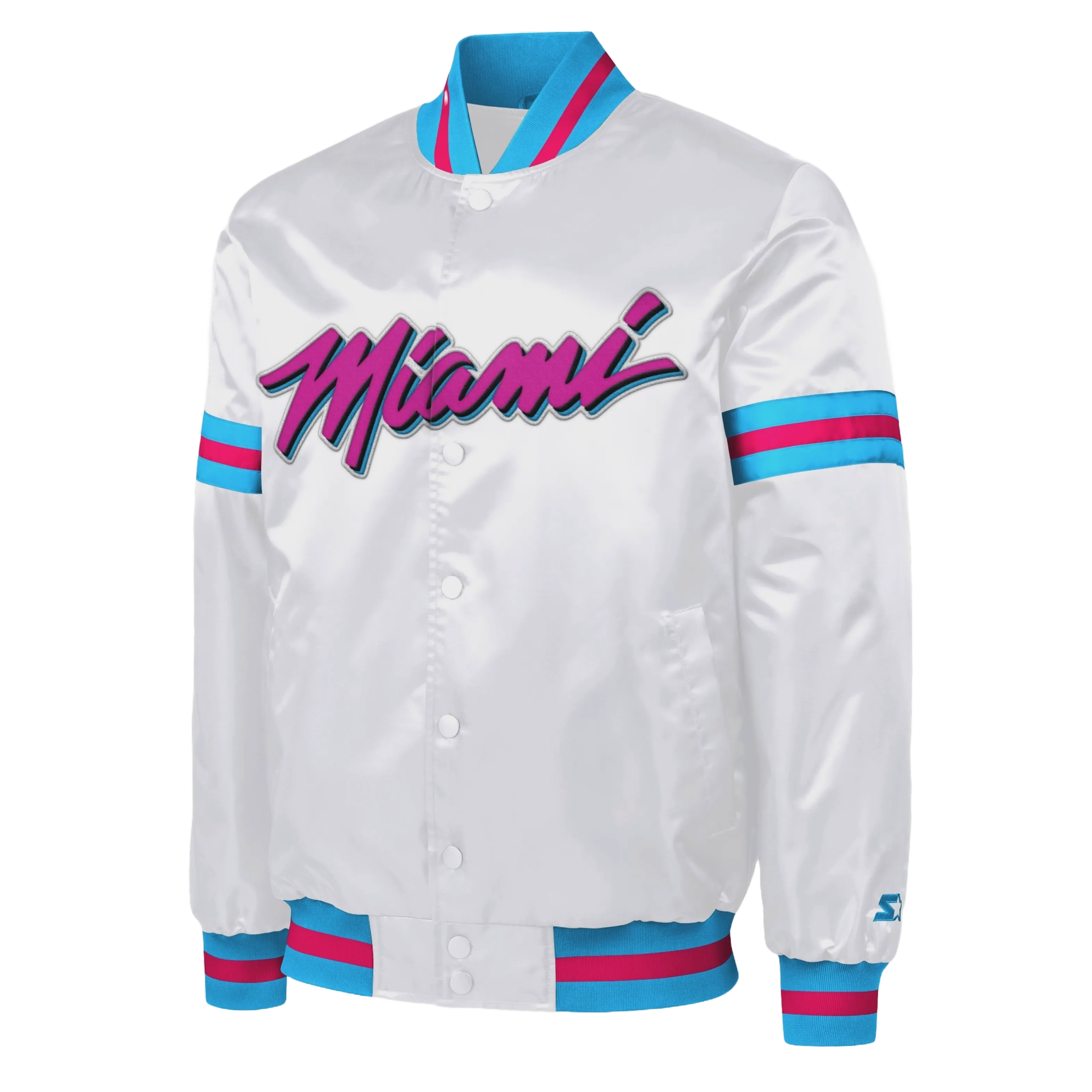G-III Sports Miami HEAT Original Vice Varsity Starter Jacket