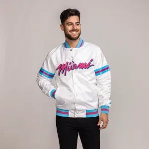 G-III Sports Miami HEAT Original Vice Varsity Starter Jacket