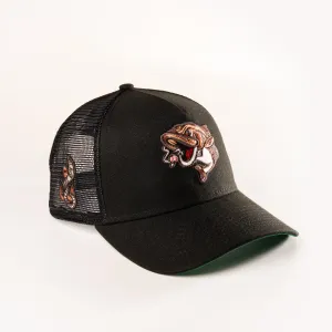 GWINNETT STRIPERS BLACK MESHBACK 9FOURTY A-FRAME SNAPBACK HAT