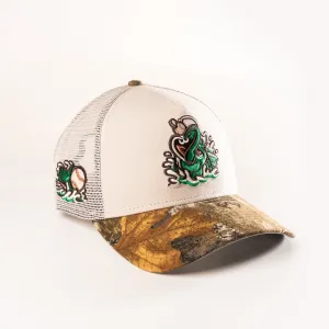 GWINNETT STRIPERS STONE MESHBACK 9FOURTY A-FRAME SNAPBACK HAT