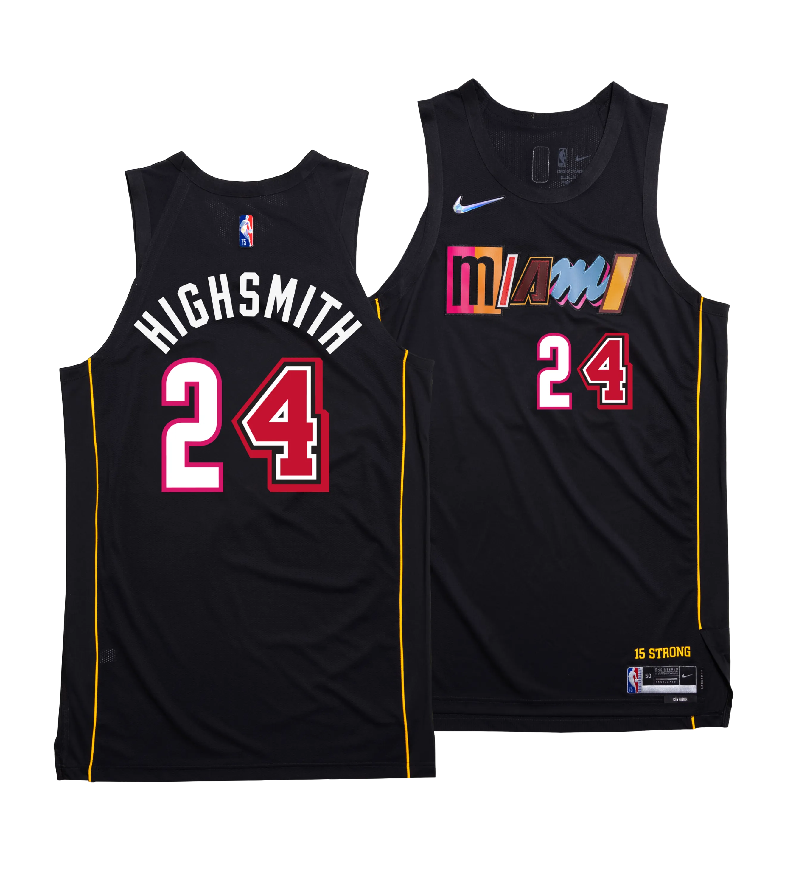 Haywood Highsmith Nike Miami HEAT Mashup Youth Swingman Jersey - Player's Choice