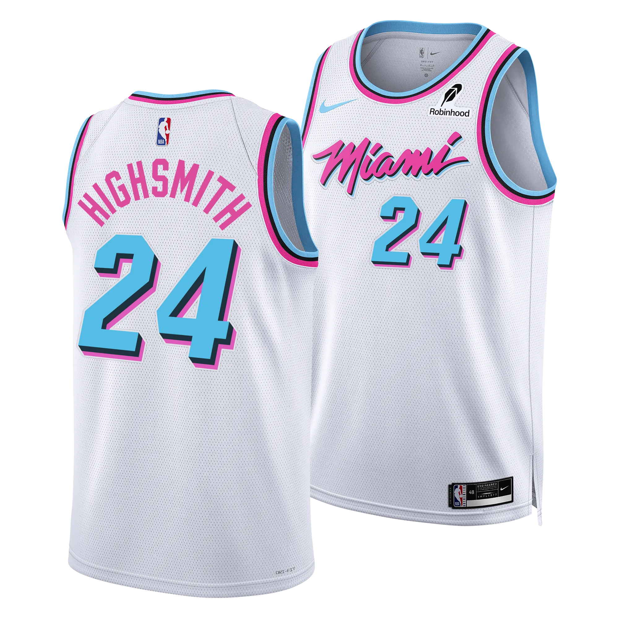 Haywood Highsmith Nike Original Vice Youth Swingman Jersey
