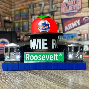 Home Run Apple Train Light Up Resin