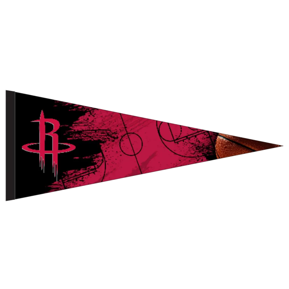 Houston Rockets Pro Specialties Court Logo Pennant