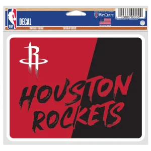 Houston Rockets Wincraft 5.5 x 5.75 Word Split Decal