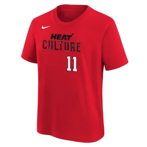 Jaime Jaquez Jr. Nike HEAT Culture: Blood Red Name & Number Youth Tee