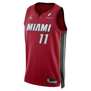 Jaime Jaquez Jr. Nike Jordan Brand Miami HEAT Statement Red Youth Swingman Jersey