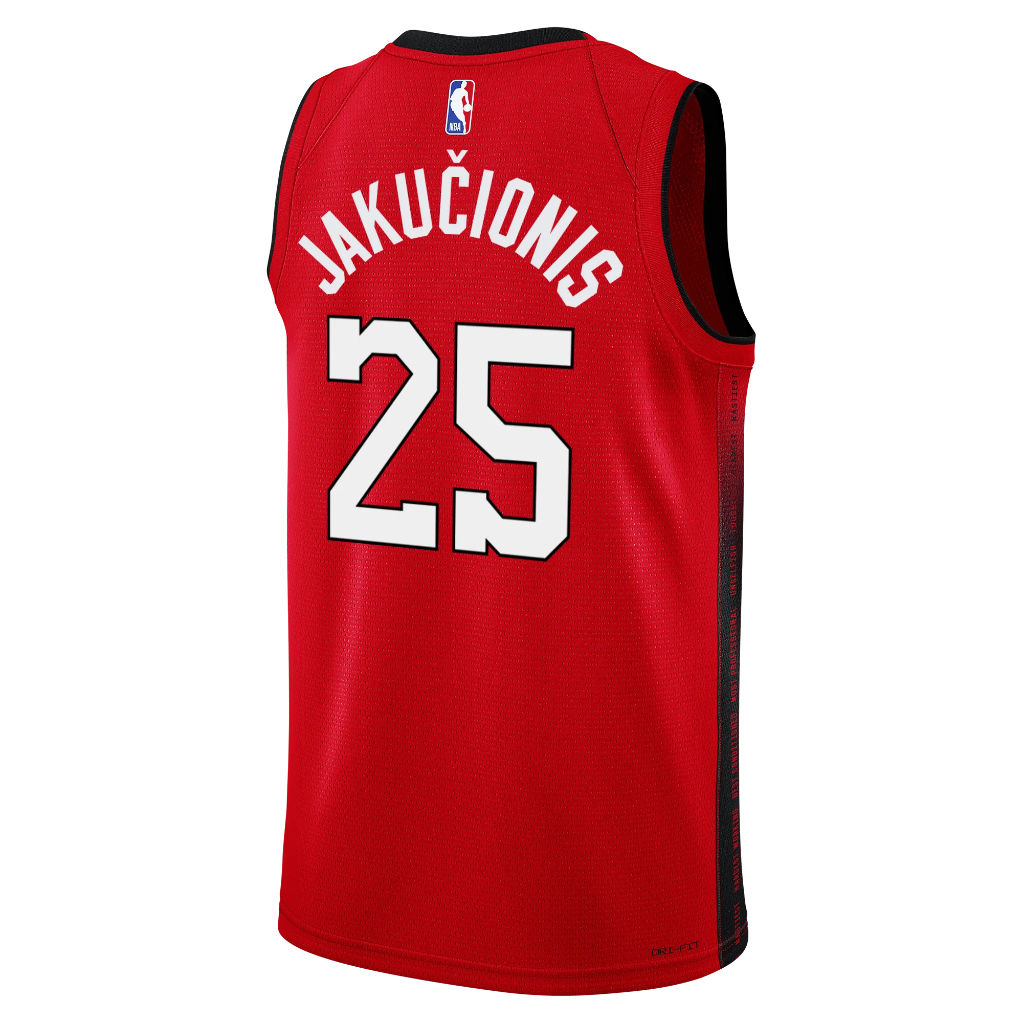 Kasparas Jakuionis Nike HEAT Culture: Blood Red Youth Swingman Jersey