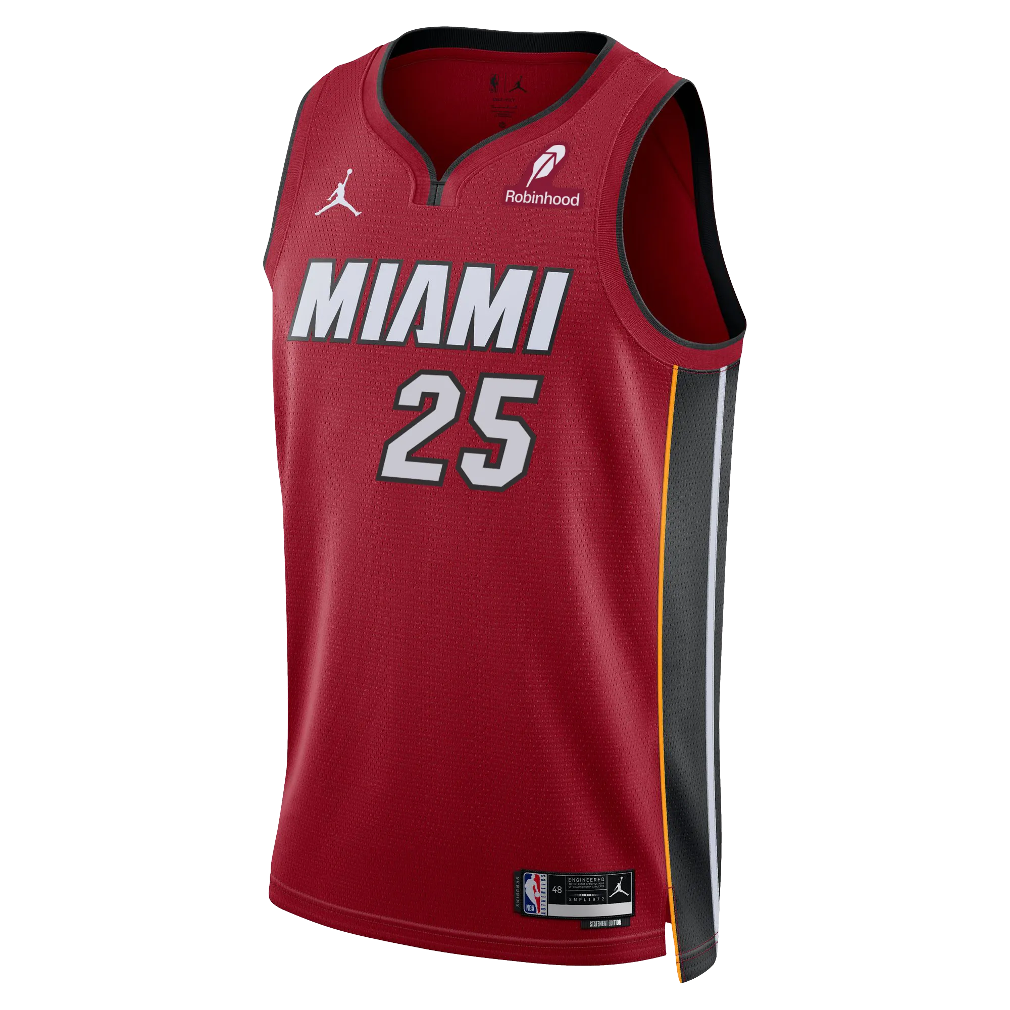 Kasparas Jakuionis Nike Jordan Brand Miami HEAT Statement Red Swingman Youth Jersey