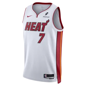 Kel'el Ware Nike Miami HEAT Association White Youth Swingman Jersey