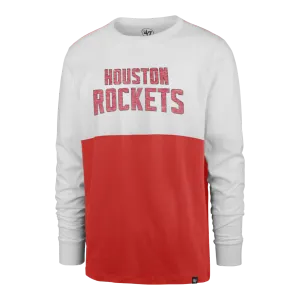 Men's Houston Rockets '47 Allston Wordmark Long-Sleeve T-Shirt