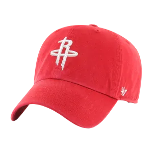 Men's Houston Rockets '47 Red Clean Up Adjustable Cap