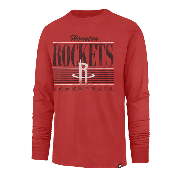 Men's Houston Rockets '47 Remix Franklin Long-Sleeved T-Shirt