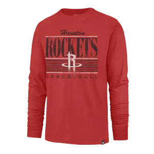 Men's Houston Rockets '47 Remix Franklin Long-Sleeved T-Shirt