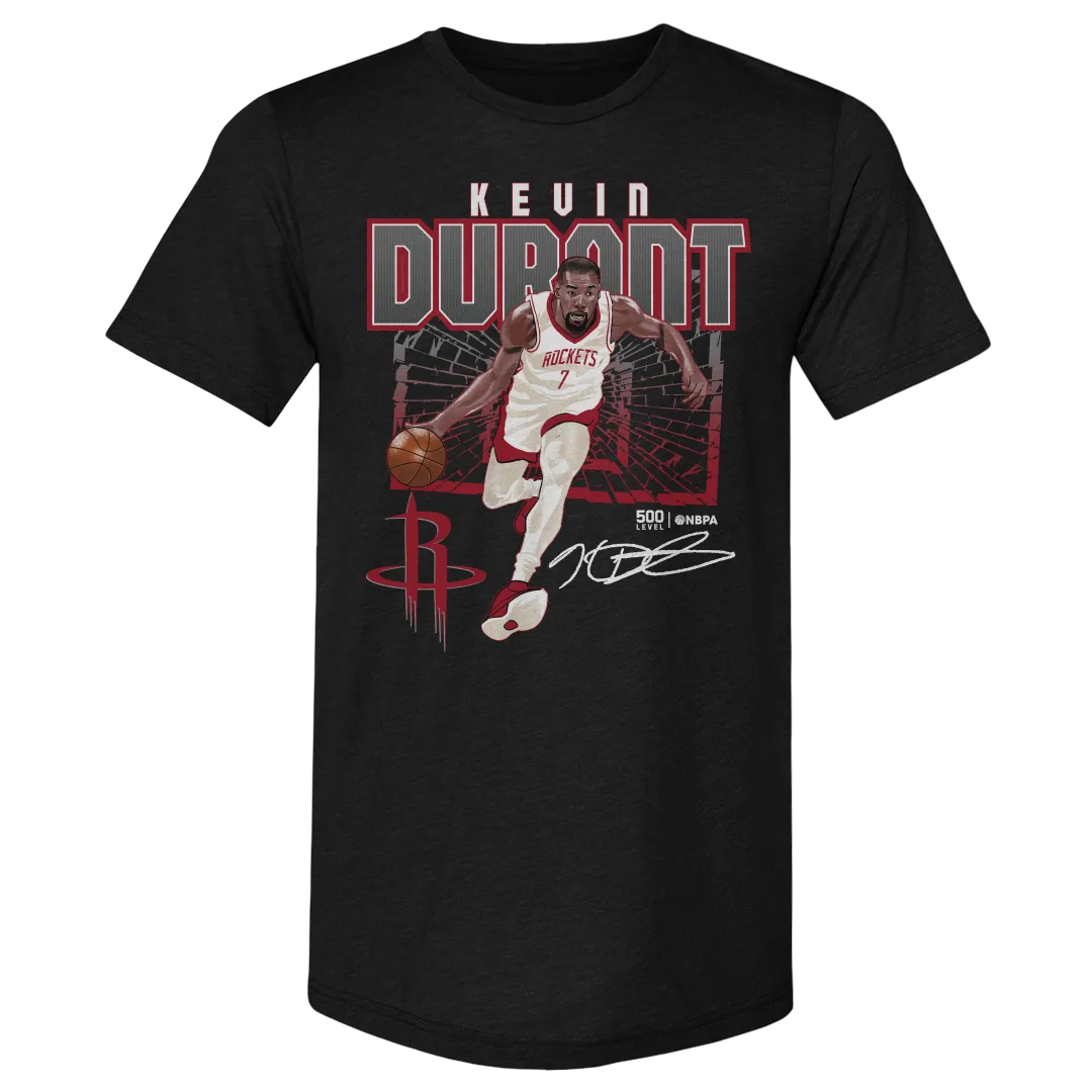 Men's Houston Rockets 500 Level Kevin Durant Shattered T-Shirt