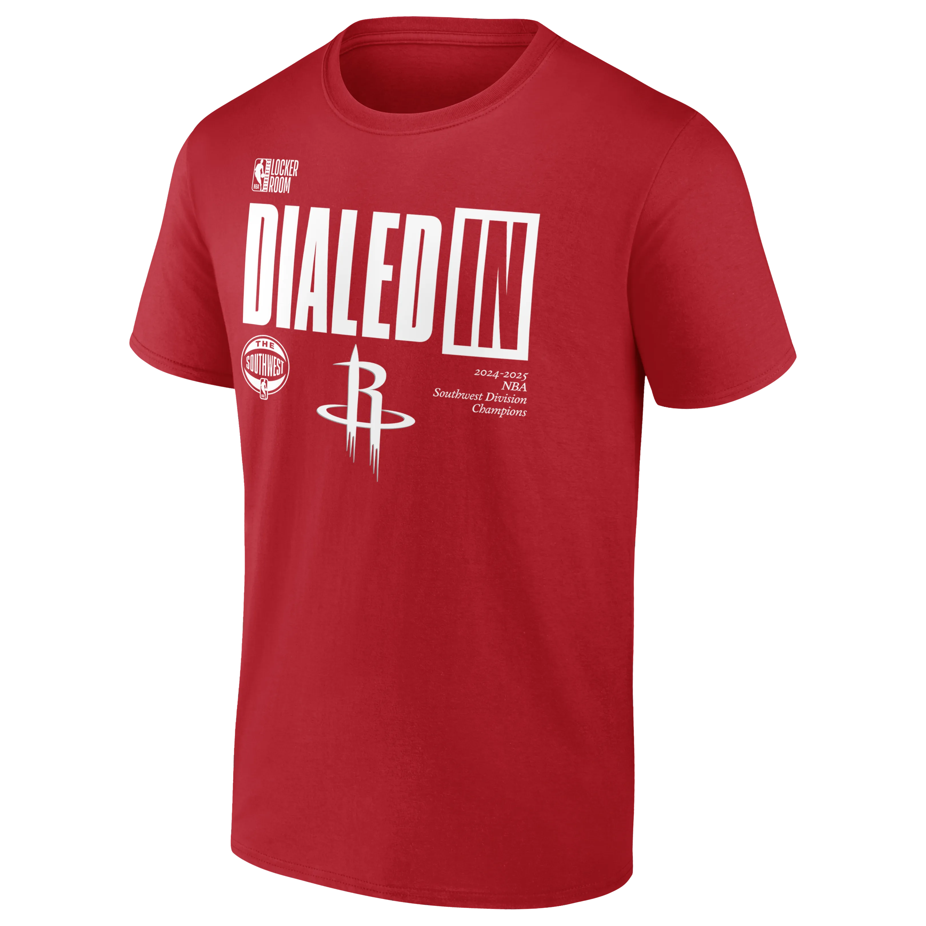 Men's Houston Rockets Fanatics 2024-25 Southwest Division Champions T-Shirt