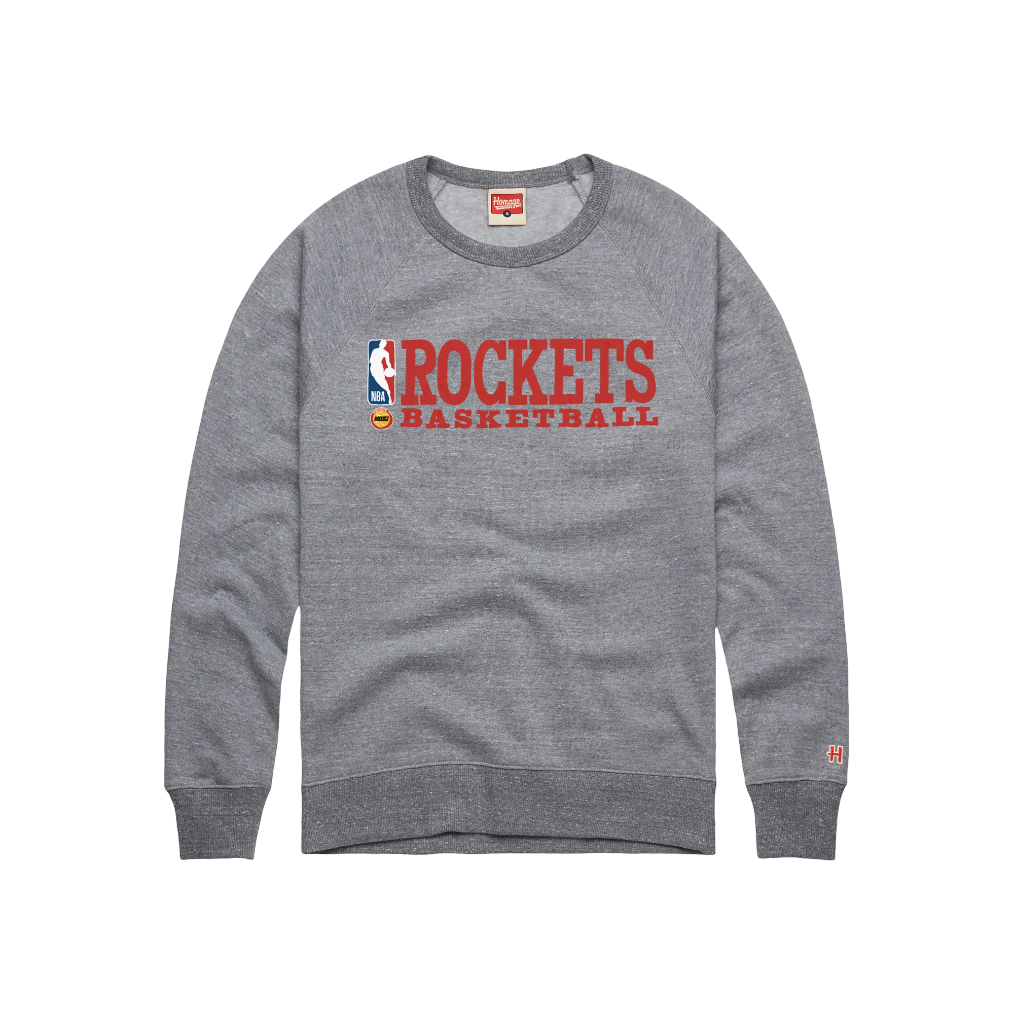 Men's Houston Rockets Homage HWC Classic Practice Crewneck Sweatshirt