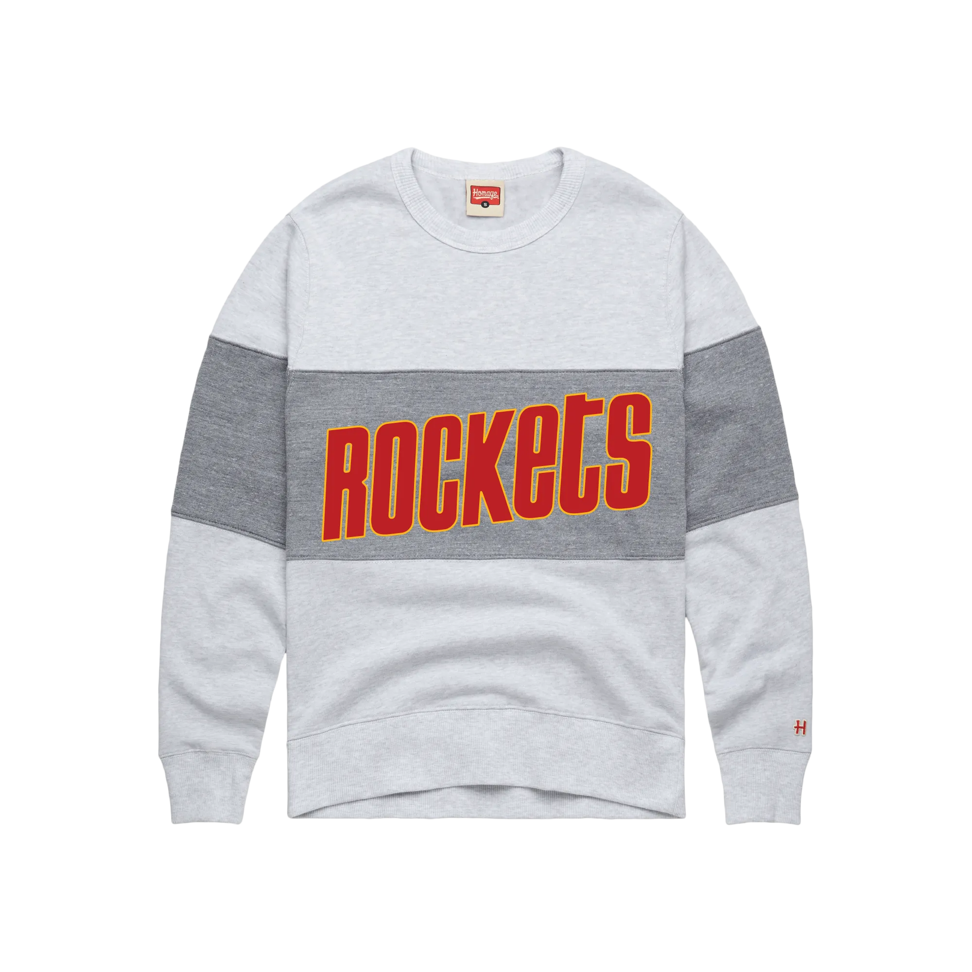 Men's Houston Rockets Homage HWC Wordmark Crewneck Sweatshirt