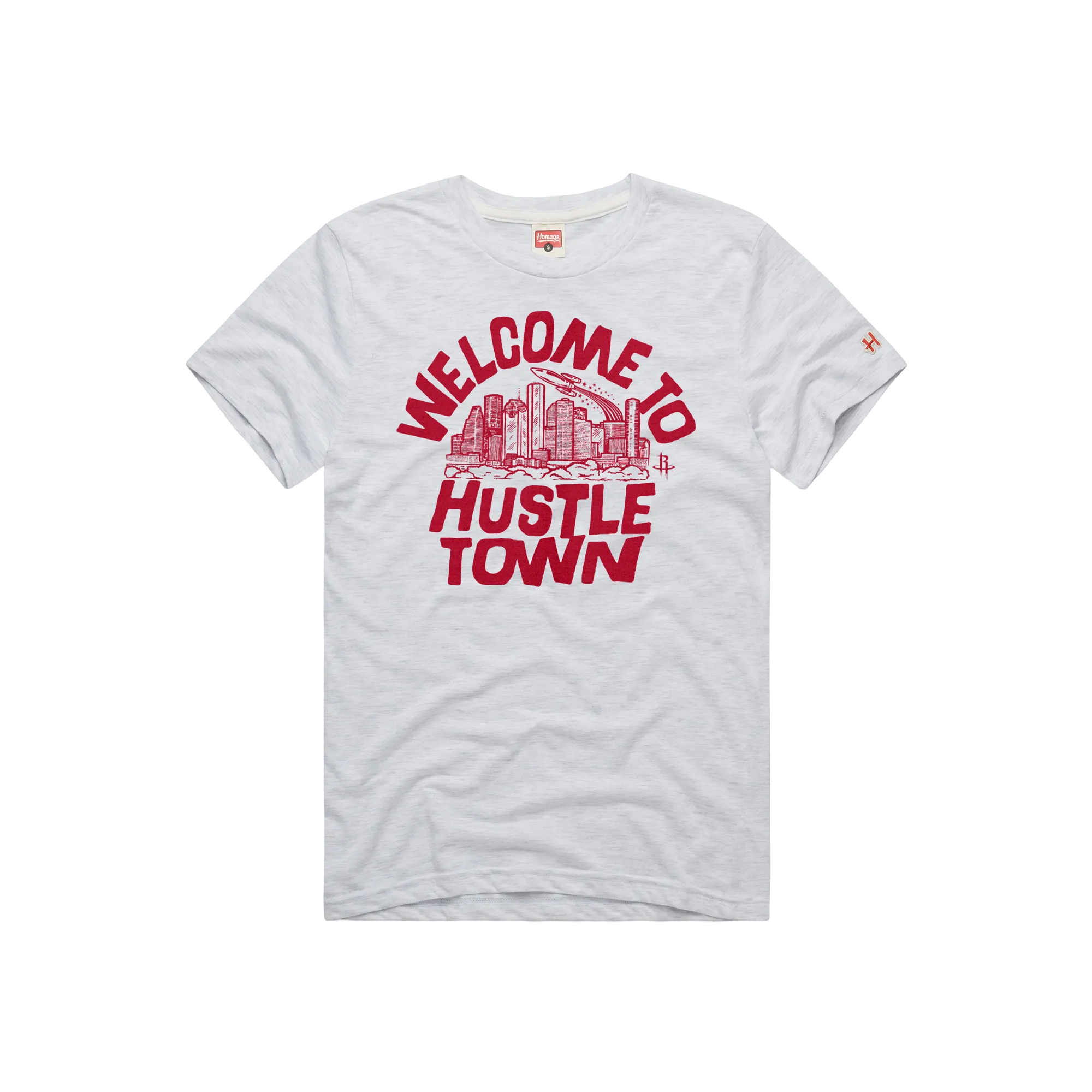 Men's Houston Rockets Homage Welcome to Hustle Town T-Shirt