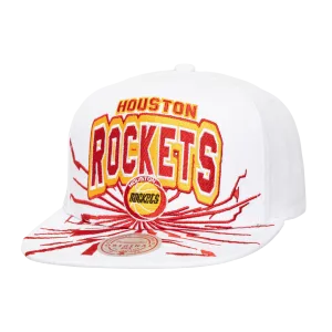 Men's Houston Rockets Mitchell & Ness HWC Aftershock Adjustable Cap