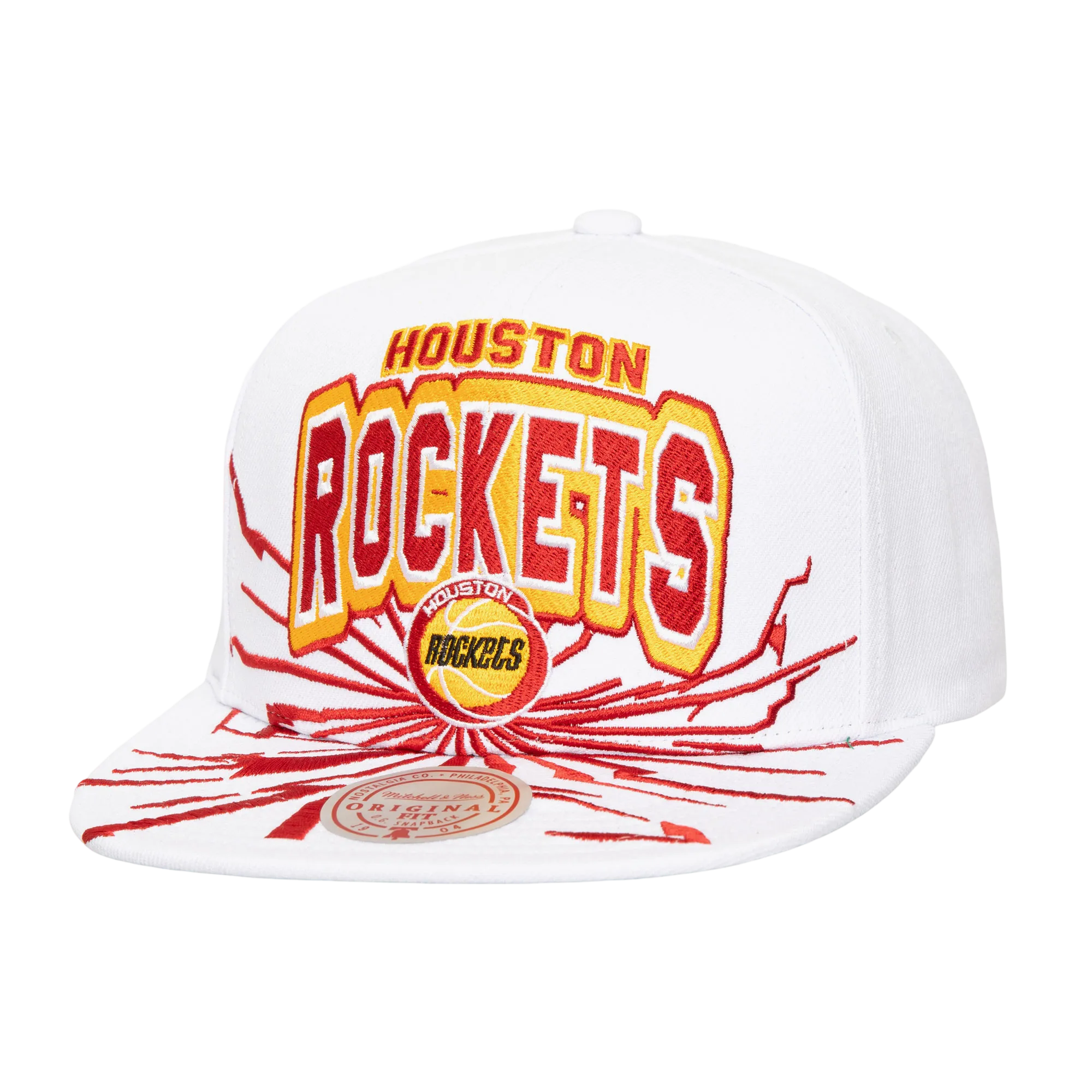 Men's Houston Rockets Mitchell & Ness HWC Aftershock Adjustable Cap