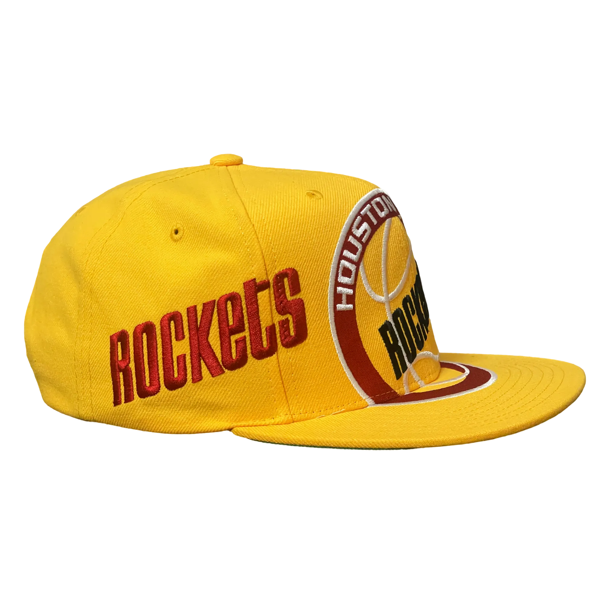 Men's Houston Rockets Mitchell & Ness HWC Big Time Snapback Cap