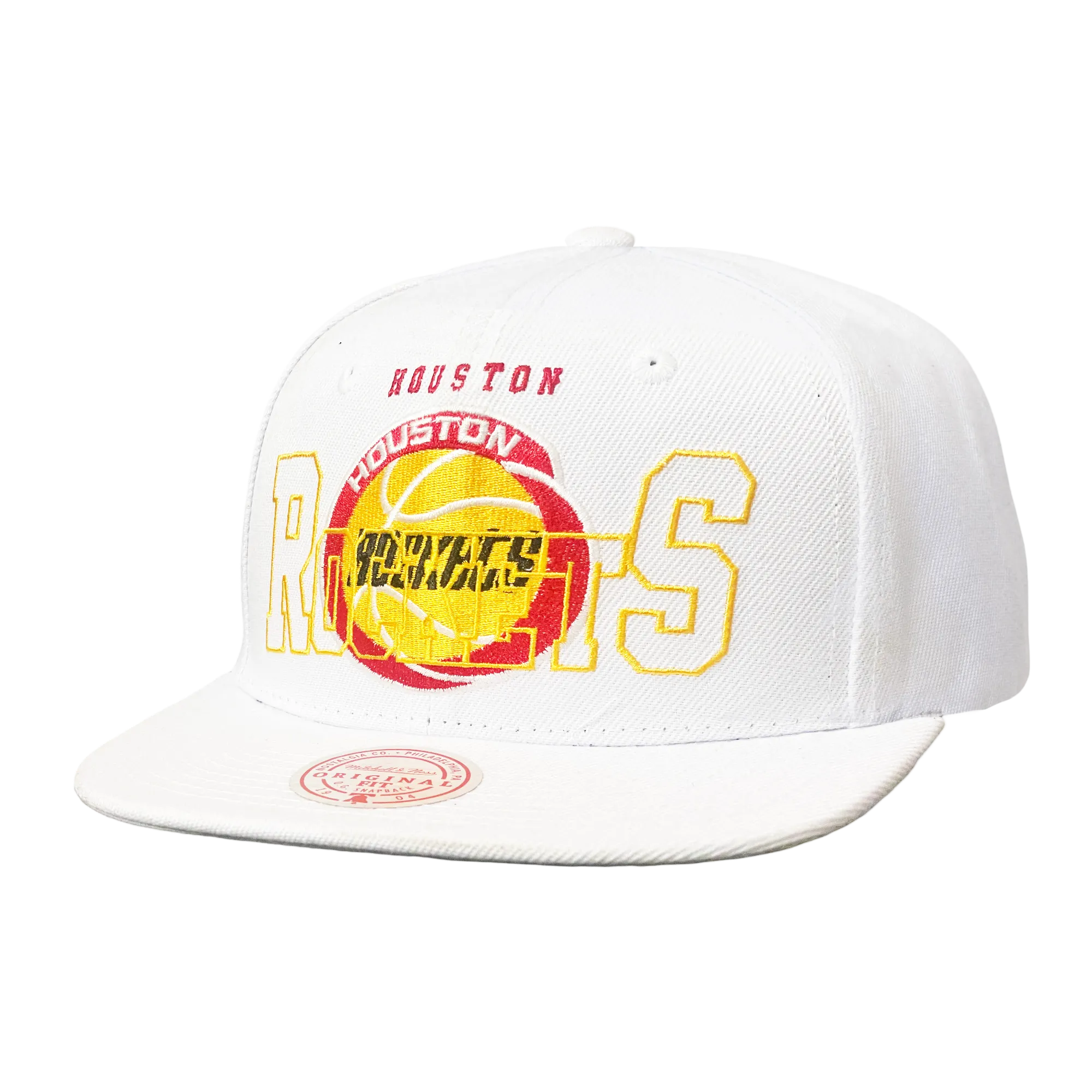 Men's Houston Rockets Mitchell & Ness HWC See Through Snapback Cap