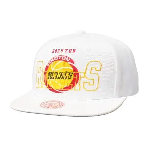 Men's Houston Rockets Mitchell & Ness HWC See Through Snapback Cap