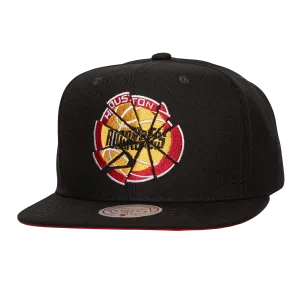 Men's Houston Rockets Mitchell & Ness HWC Shattered Adjustable Cap