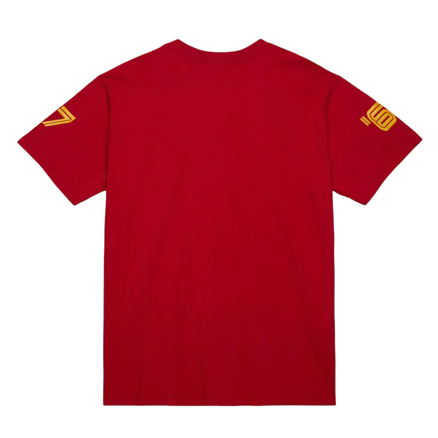 Men's Houston Rockets Mitchell & Ness HWC Speedway Blurred T-Shirt