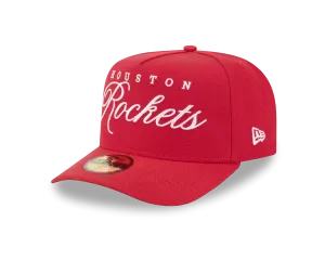 Men's Houston Rockets New Era 59FIFTY A-Frame 2025 NBA Draft Fitted Cap